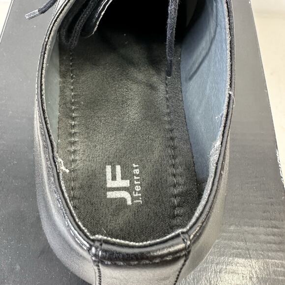 JF J.Ferrar Derby Mens Black Dress Shoes Sz. 9.5 M LaceUp Square Toe New In Box - Picture 6 of 9